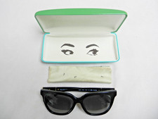 Kate Spade New York Hello Sunshine Black Sunglasses Original Case - Polarized 