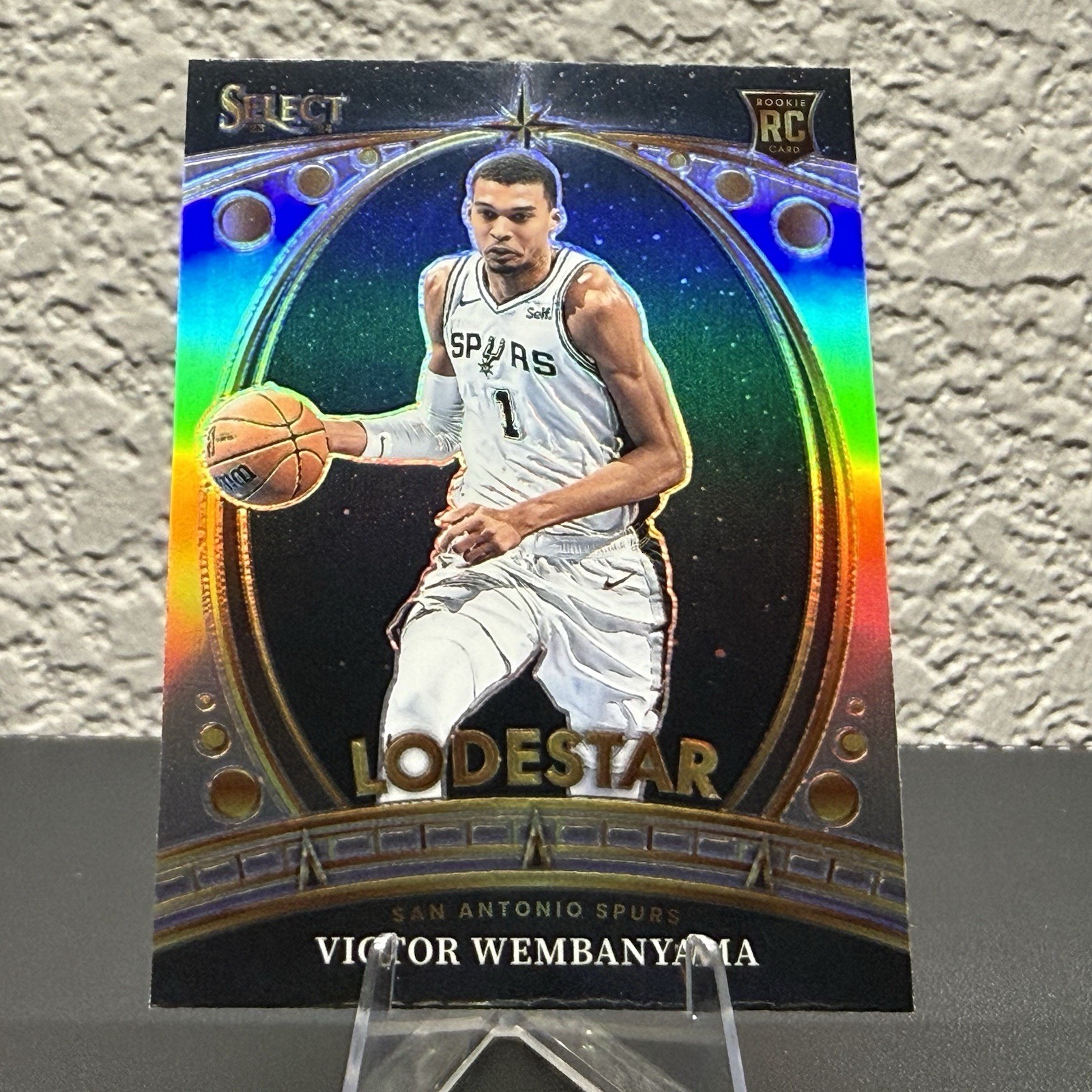 2023-24 Panini Select - Victor Wembanyama Lodestar Silver Prizm #9 (RC) Spurs