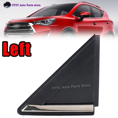 Left Triangle Lock Reverse Mirror Triangle Cover For JAC Refine S3 Black Shell