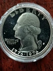 1976 S SILVER PROOF WASHINGTON BICENTENNIAL QUARTER WEIGHT 5.75 GRAMS