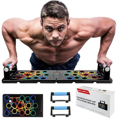 Faltbares 24-in-1 Liegestütze Brett für Effektives Muskeltraining