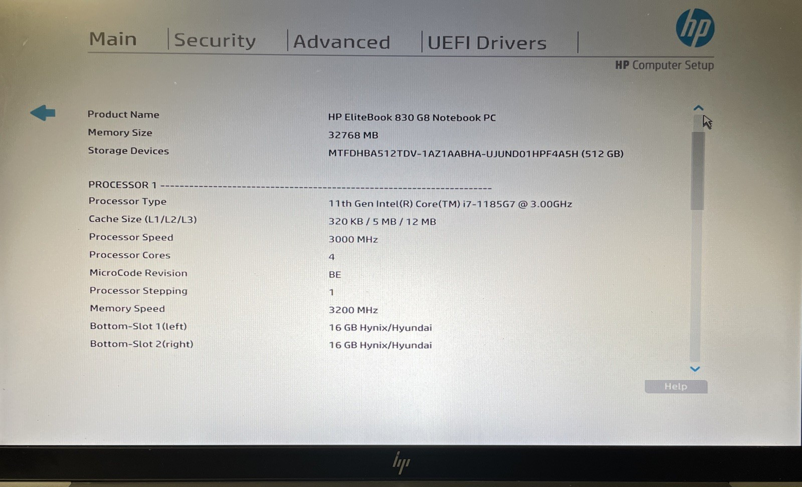 HP Elitebook 830 G8 Elitebook 830 G8, 13.3-Inch Laptop, with Intel Core i7-1185G7, 512 GB SSD (Solid State Drive), Windows 11 Pro