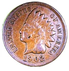1902 Indian Head Penny.....   Nice Detailed Coin.....  5-7-13
