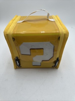 PowerA Super Mario Amiibo Figure Block Case Storage Cube Yellow