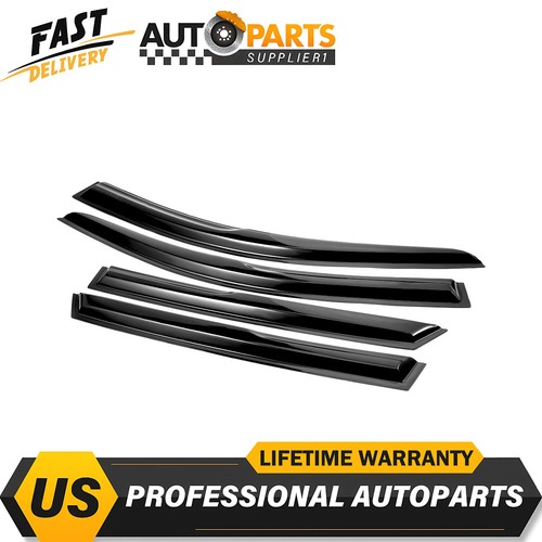 Kia Optima Visor 2016-2019 Smoke Rain Guard Tape-On Window Deflector 4Pcs Set