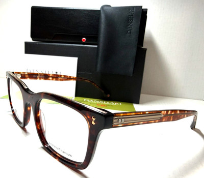 DANSHARI CRAZY DIAMOND DA00504AU DARK HAVANA W/GOLD TRIM EYEGLASSES 53-19 JAPAN!