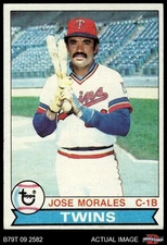 1979 Topps #552 Jose Morales Twins 5 - EX