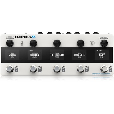 TC Electronic PLETHORA X5 TonePrint Multi-FX Pedalboard