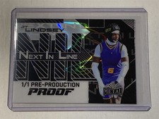 JT LINDSEY lsu 2024 Leaf Metal Next In Line Lava Black Proof 1/1 (U2)