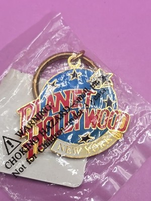 Schlüsselanhänger Schlüsselring Keychain Vintage Souvenir Geschenk - Planet Hollywood New York New