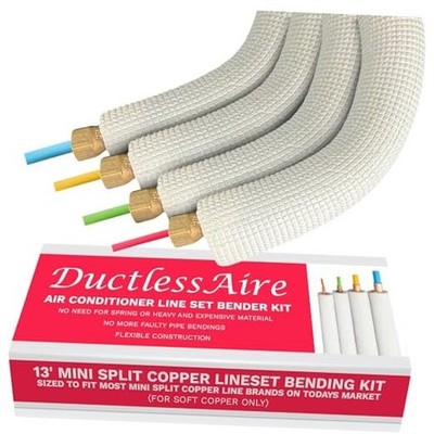 4 Piece Air Condition Line Set Bender Kit - Fits 1/4'', 3/8'', 1/2'', 5/8'' -