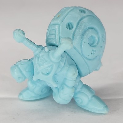 Mega Man Rockman 1.5'' Crystal Snail Light Blue Rubber Keshi Mini Figure Bandai