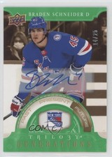 2022-23 Upper Deck Trilogy Generations 14/25 Braden Schneider #TG-20C Auto 19f9