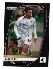 2025 Panini Prizm K League #114 Sang-Gi Min Black Prizm 1/1 Gwangju FC