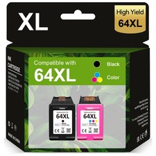 64 XL Ink Cartridge for HP 64XL Ink ENVY 5542 6255 6258 7130 7132 7155 7830 7855