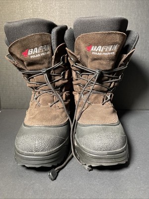 Baffin Men's Canadian Brown Snow Boot - Round Toe REAC-M004 Size 11 Used