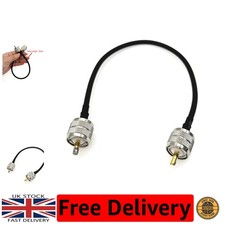 Lightweight 30 cm Coaxial Cable UHF PL-259 for Antenna Analyzers and SWR Meters