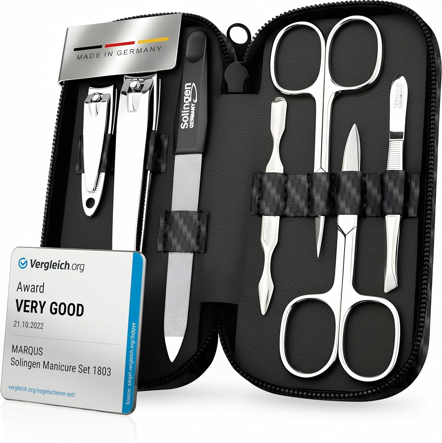 Offerta Set Manicure Professionale Solingen 7 Pezzi - Acciaio Garantito
