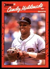 Candy Maldonado 1990 Donruss #611 Giants MLB READ FREE SHIPPING AutographDen