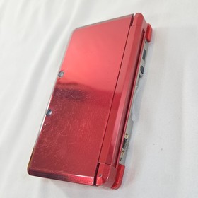 Nintendo 3DS Handheld System - Flame Red With Charger + 2GB SD CARD CTR-001