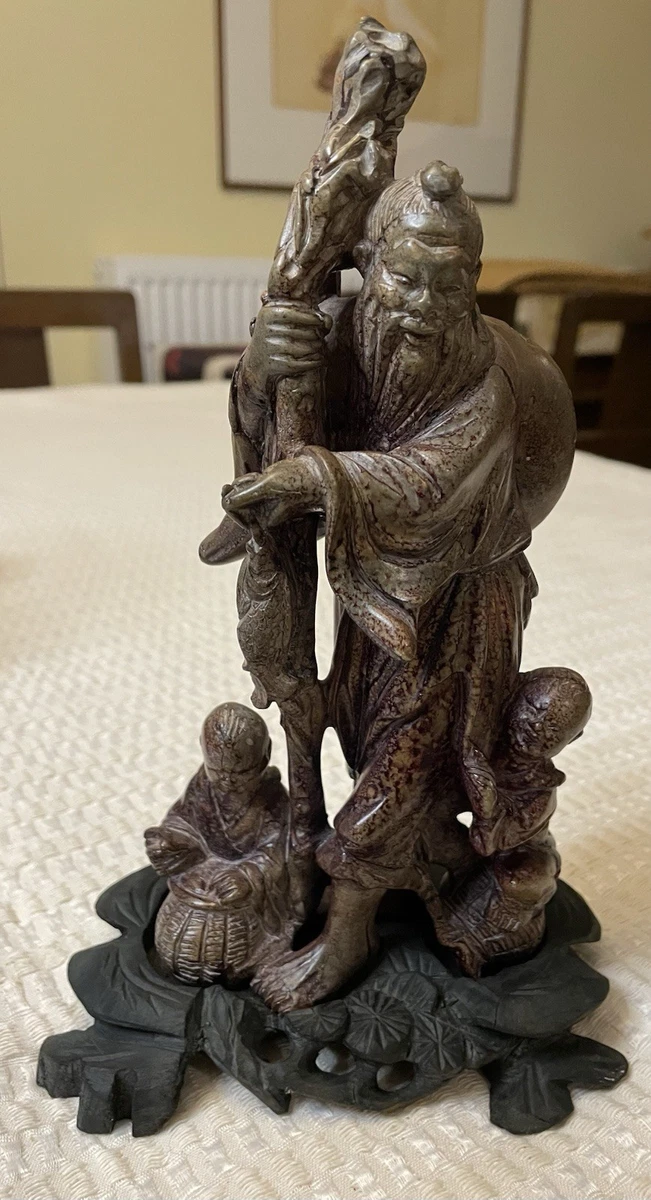 Antique Chinese Soapstone Figurines & Statues for sale | eBay UK