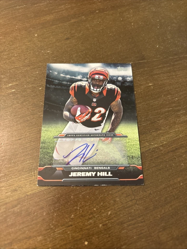 2014 Topps Jeremy Hill Certified Autographed Issue Rookie Card #TA-JH - Image 2 of 4