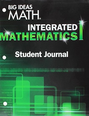 BIG IDEAS MATH Integrated Math 1: Student Journal - paperback HOUGHTON MIFFL...