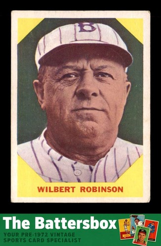 Wilbert Robinson #33 1960 Fleer card