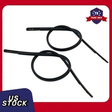 Pair Black Roof Trim Molding Kit For 2001-2004 2005 Honda Civic 74306-s5a-j01