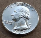 4 Washington Quarters - Gem BU 90% Silver U.S. Coins