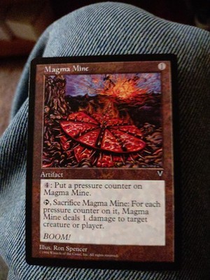  Magic The Gathering Magma Mine Visions 1996 MTG CCG NM+