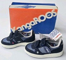 NEW Vintage ORIGINAL 1980s KangaROOS Kids Childrens Navy Shoes w Box MIB