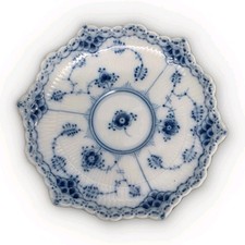 Royal Copenhagen Musselmalet Vollspitze Untertasse Mod. 082 ca. 14,5 cm 2.Wahl