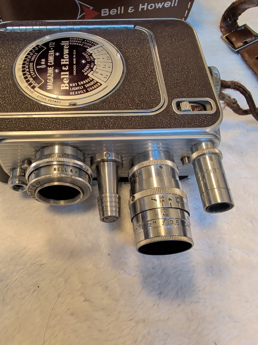 Bell & Howell Vintage 8mm Magazine Camera 172 | eBay