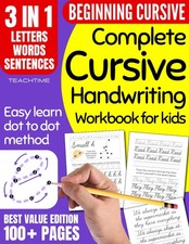 Complete Cursive Handwriting Workbook for Kids: 3-In-1 Cursive Writing Pract...