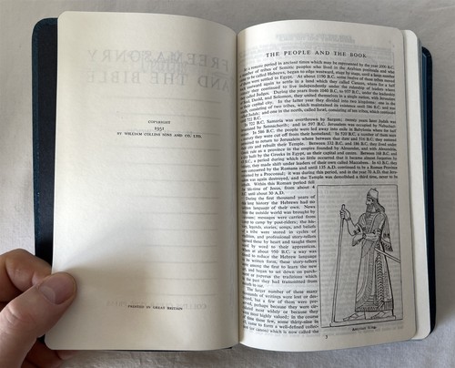Libro bíblico Collins King James edición masónica Mark 1951 de colección M158 - Imagen 10 de 20