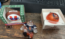 Three Syracuse Football Ornaments