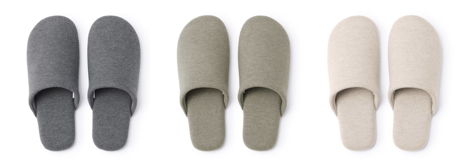 MUJI Algodón Piqué Soft Fit Zapatillas Unisex 2025 Japón Nuevo