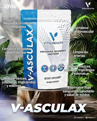 VitalHealth Artichoke Rosemary MSM Non-GMO 100% Natural Supplement 60 Capsules