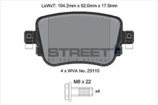 Bremsbel�ge BMW 7 (F01, F02, F03, F04) 750 i, Li Baujahr 09/08-06/12 KW 300 PS 4