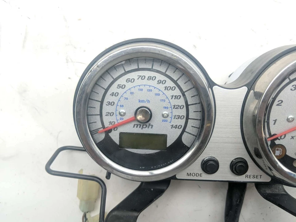 02 03 Kawasaki VN1500 Vulcan Mean Streak velocímetro medidor tablero dañado Foto 2 de 4