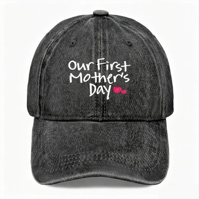Sweet Mother's Day Hat First Mother's Day Baseball Cap New Mom Adjustable Hat