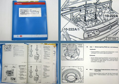 Reparaturleitfaden VW Golf 3 Automatikgetriebe 096 Wandler Achsantrieb GTI VR6