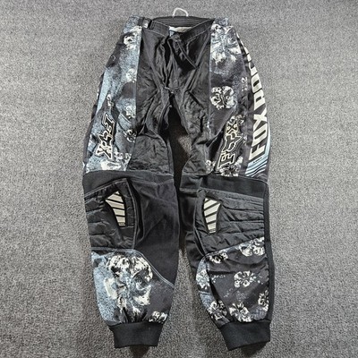 Fox Racing 180 Motocross Pants Youth 5/6 Black Tie Dye Skull MX Riding
