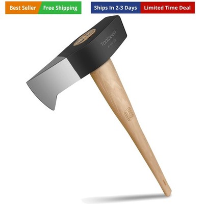 Splitting Maul- Wood Splitter Maul 6 1/2 lbs Head- Heavy Duty Wood Splitter A...