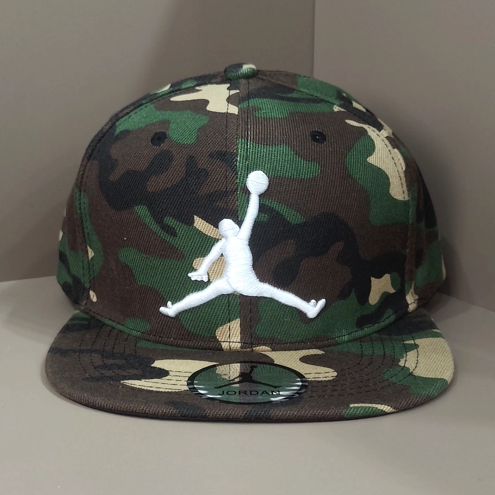 Jordan Outdoor Casual White Label Camouflage Flat Brim Hat Adjustable
Opens in a new window or tab