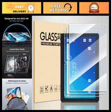 3 Pack 10.1" Tempered Glass Screen Protector for Tablets - Anti-Scratch, 9H Hard