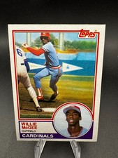 Willie McGee 1983 Topps Rookie Card RC #49 St. Louis Cardinals. rookie card picture