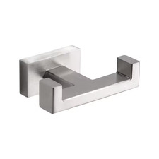 SUS304 Stainless Steel Knob Double Robe/Towel Hook Bath Towel Hook Wall Mounted