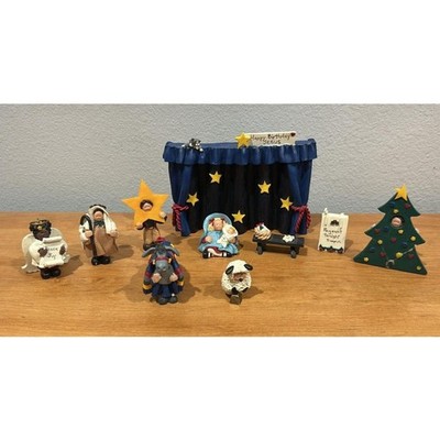 10 Piece Best Friends Christmas Pageant Nativity Set 